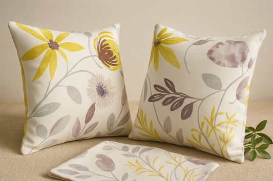 Spring Cottage Throw Pillow