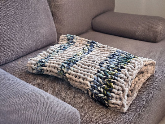 Chunky Yarn Blanket